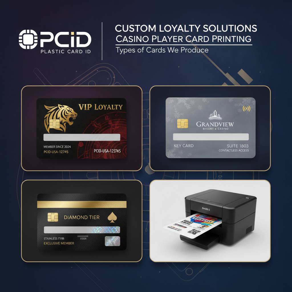 Types of Cards We Produce for the Gaming and Hospitality Industry