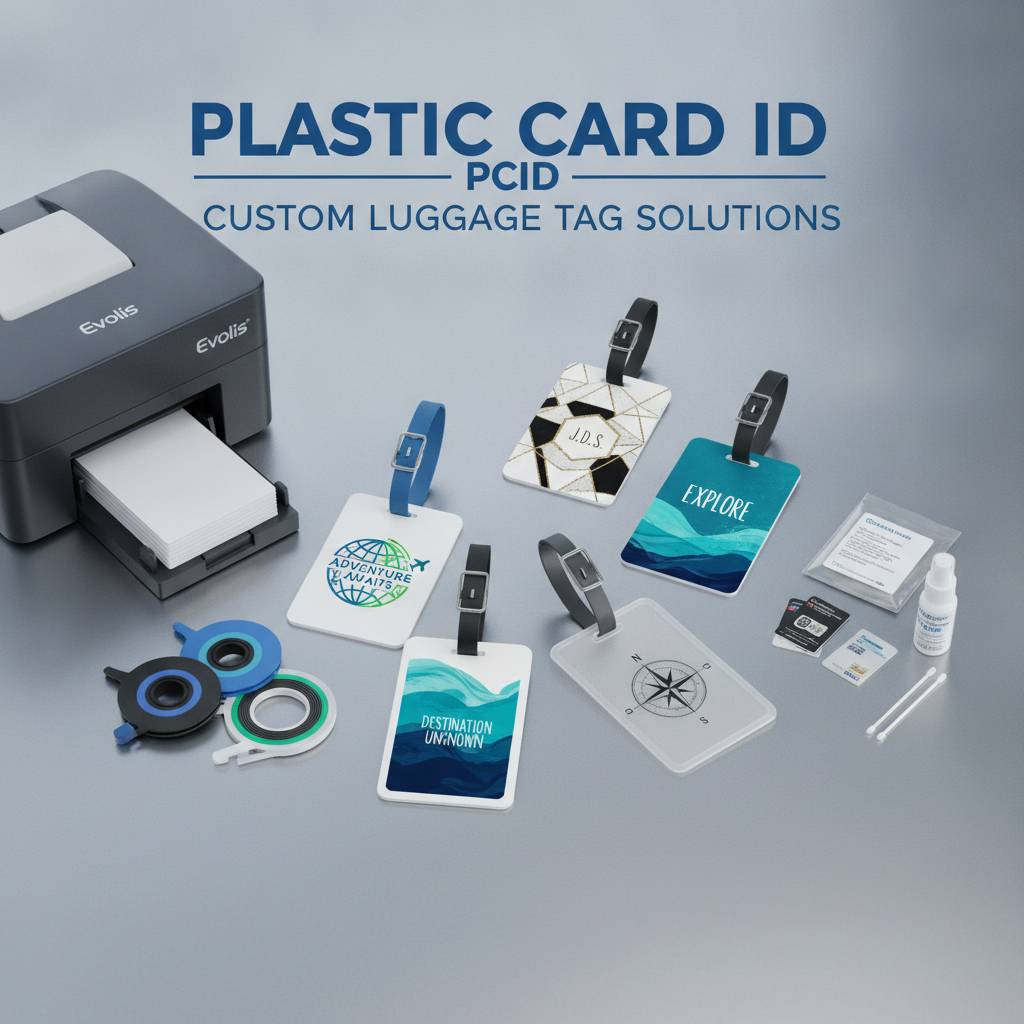 Card Printers and Supplies for In-House Luggage Tag Printing
