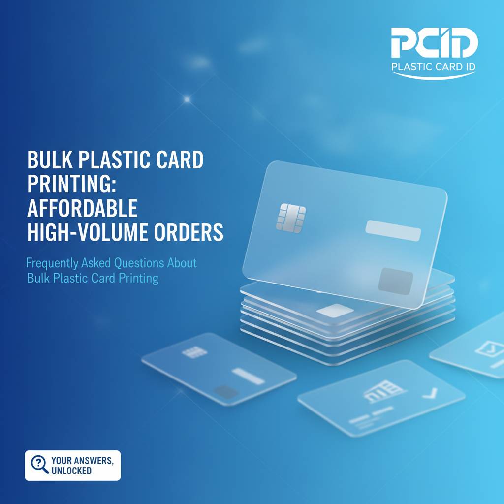 Frequently Asked Questions About Bulk Plastic Card Printing