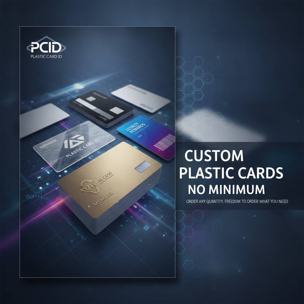 Custom Plastic Cards No Minimum: Freedom to Order What You Need