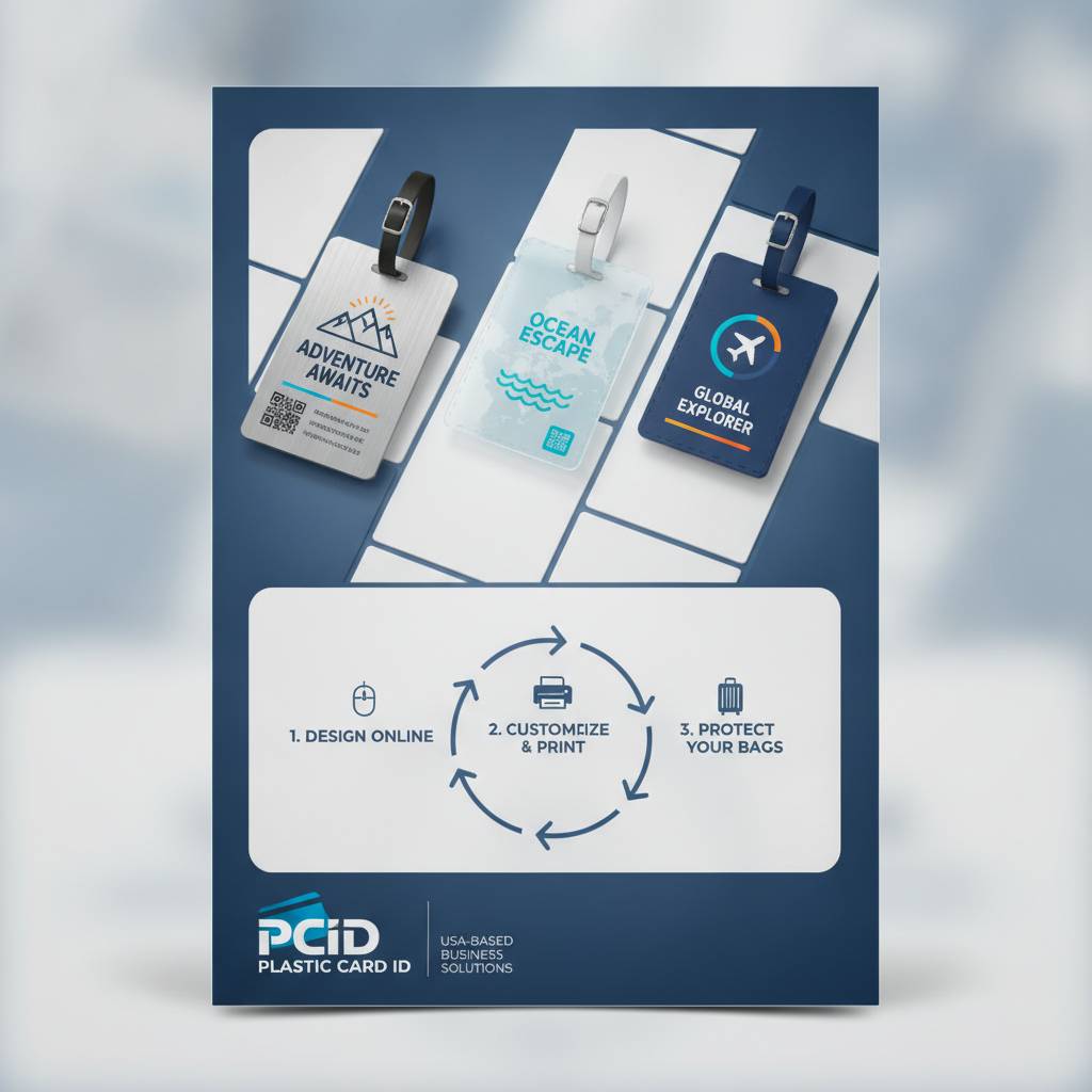 How to Place Your Custom Luggage Tag Order with Plastic Card ID