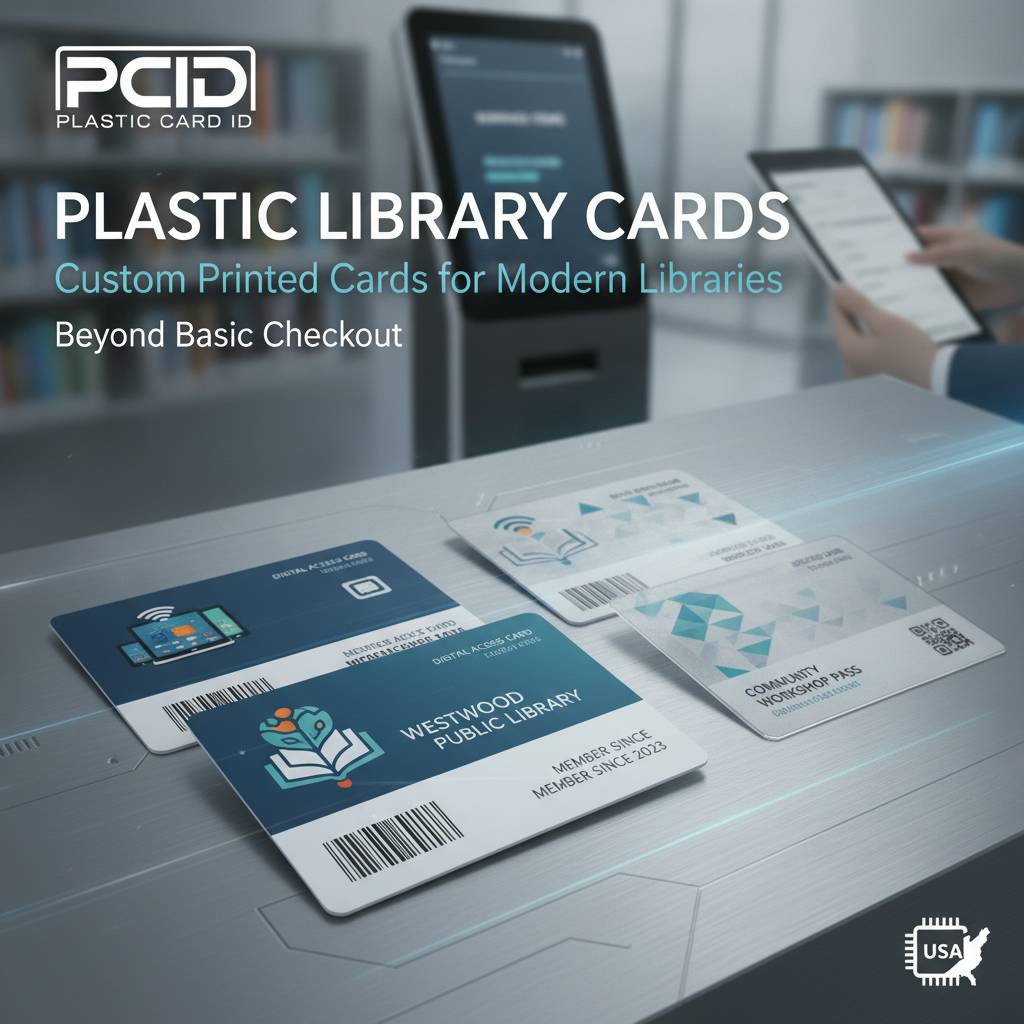 How Libraries Use Plastic Cards Beyond Basic Checkout