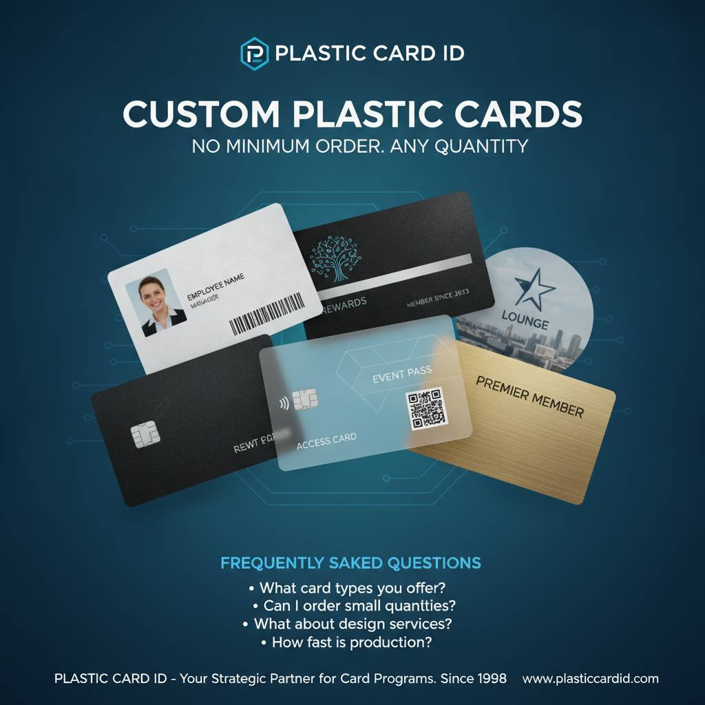 Frequently Asked Questions About Our Custom Plastic Cards