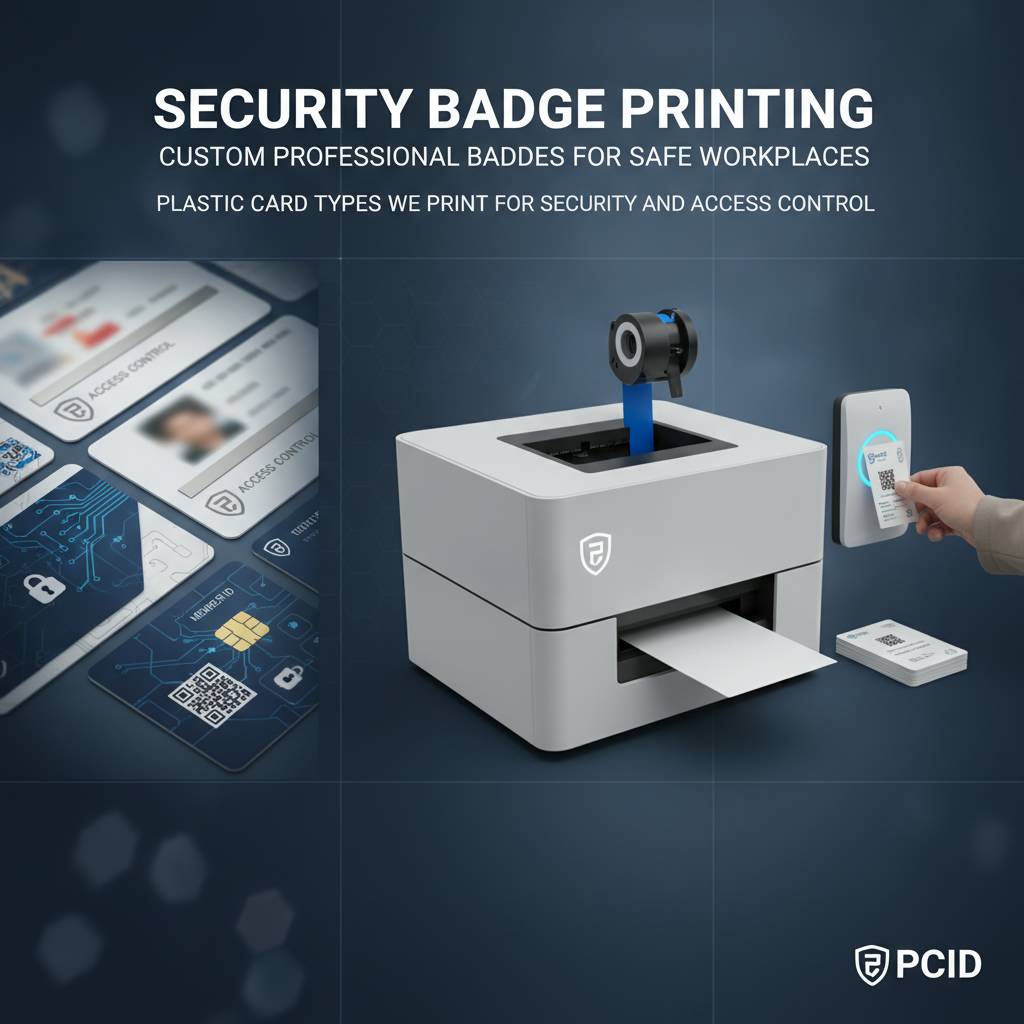 Plastic Card Types We Print for Security and Access Control